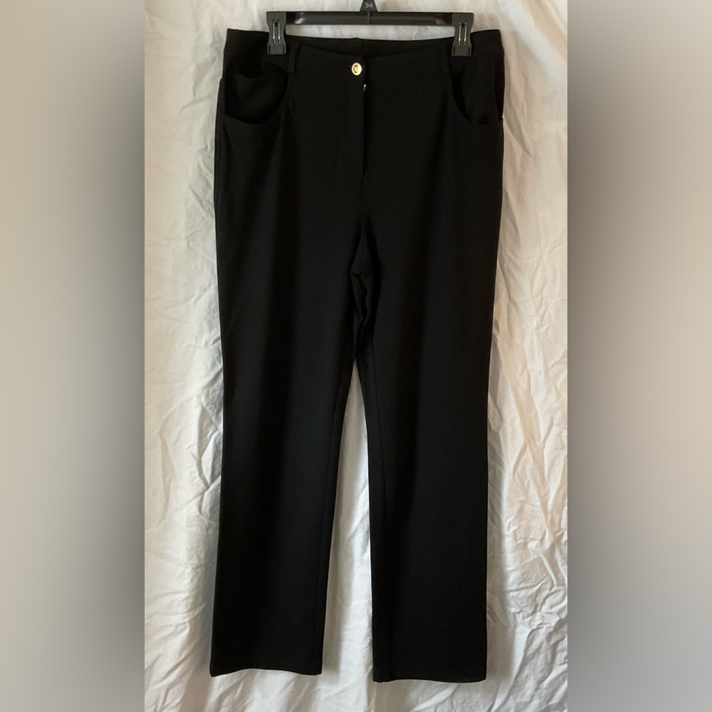 St. John black dress pants size 10